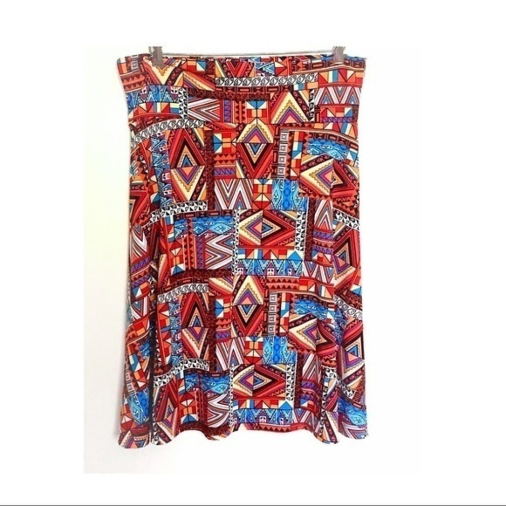 Lularoe Geometric Design Skirt Plus Size 2X